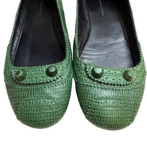 Balenciaga Paris Leather Ballet Flats